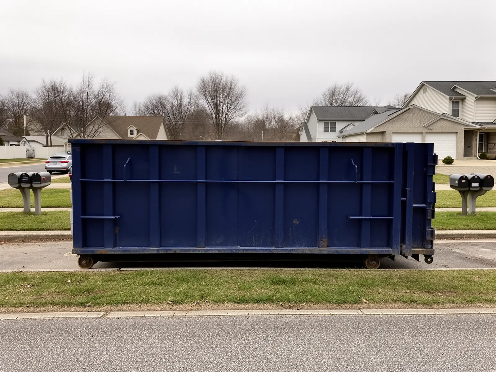 Roll-off dumpster from Big Rig Dumpster Guys in Durham, NC